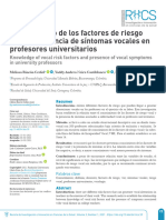 2021 Rincon Conocimientos de Los Factores de Riesgo