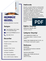 Gürbüz GÜZEL CV