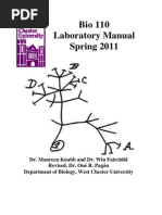 Bio 110 Lab Manual Spring 2011