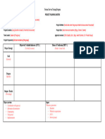 Project Plan Matrix