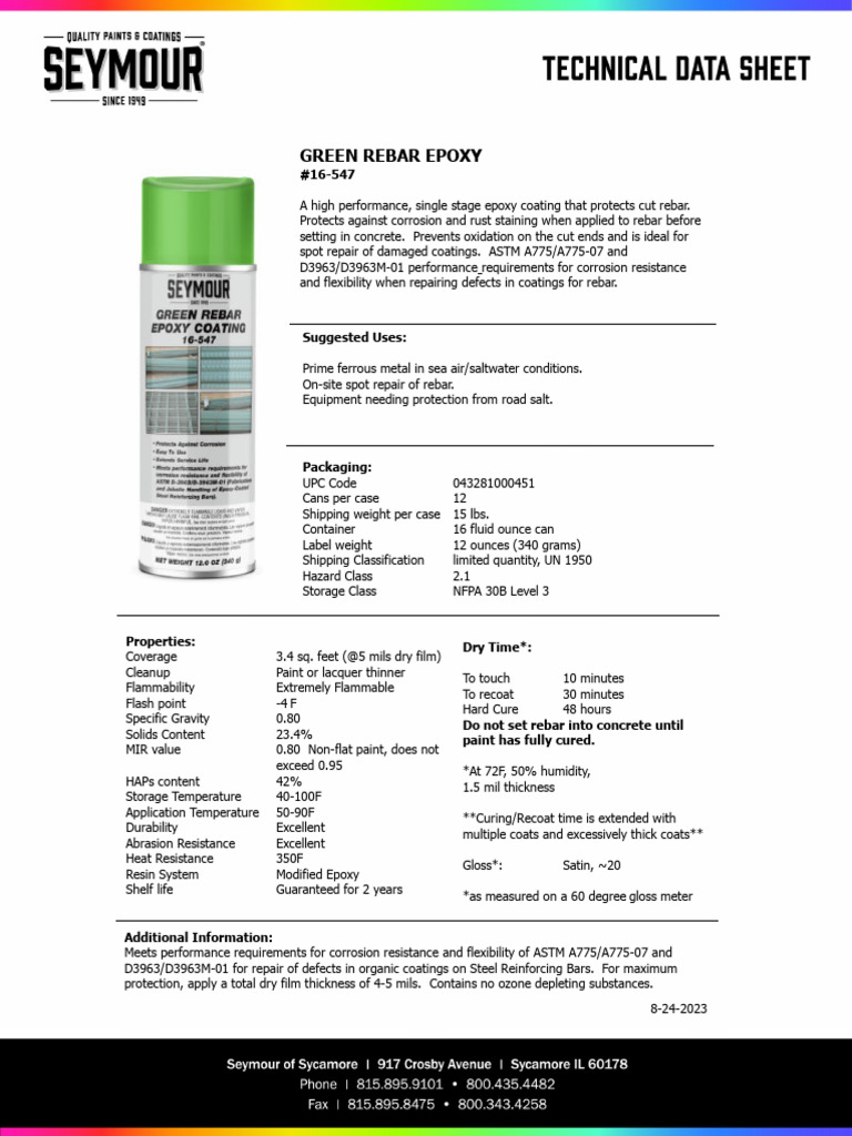 Green Rebar Epoxy PDF Epoxy Corrosion