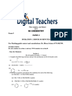 A Level Chemistry Paper 2 Exam 9