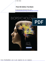 Instant Download Biopsychology Pinel 9th Edition Test Bank PDF Scribd