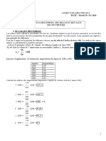 Calculs Des Indices