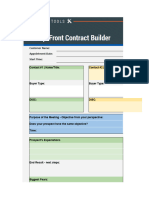 Up-Front Contract Builder