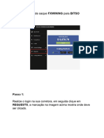 Manual de Saque Fxwining para Bitso