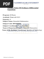 Ordinary Differential BP106RMT