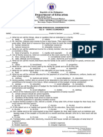 Second-Quarterly-Test-in-TLE-6-with-TOS and Answer Key