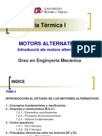 Motors I - Introducció Als Motors Alternatius