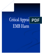 sss155 Slide Critical Appraisal Ebm Harm
