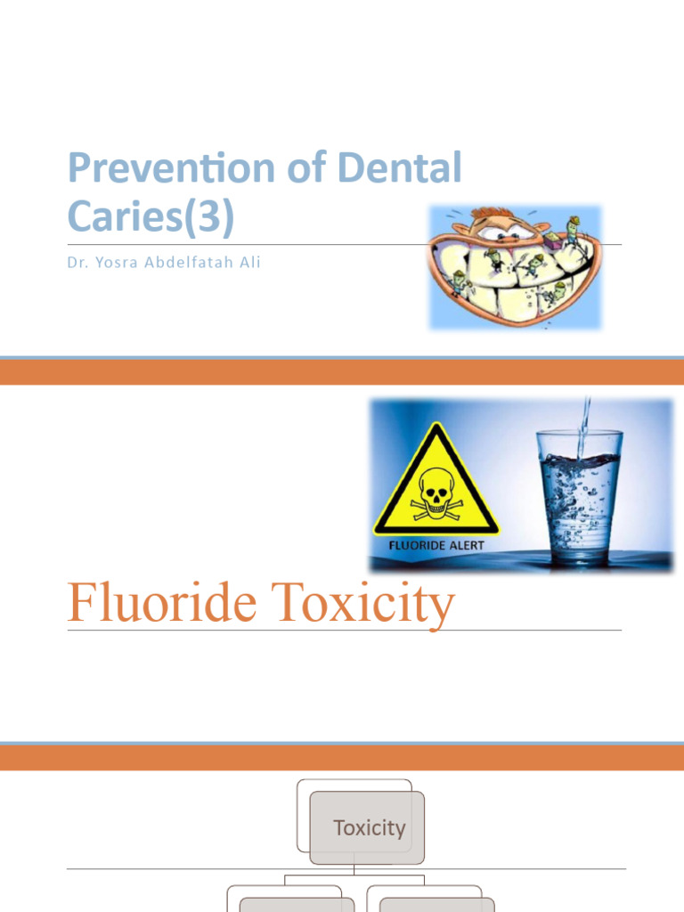 Prevention of Dental Caries - 3 | PDF | Fluoride | Tooth Enamel
