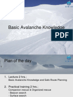 2020 Basic Avalache Kowledge and Safe Routing in Avalache Terrain