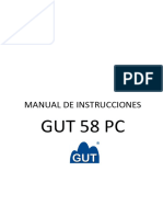Manual Instrucciones GUT 58 PC Ecobioebro