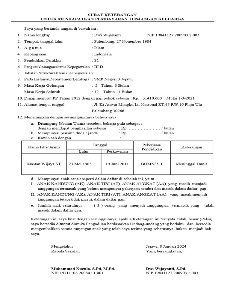 Form KP4 Dwi | PDF