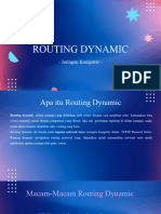 Teori Routing Dynamic