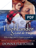 Highlander Lord of Fire (Macardle Sisters of Courage 3) - Donna Fletcher