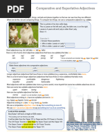 Comparative and Superlative Adjectives