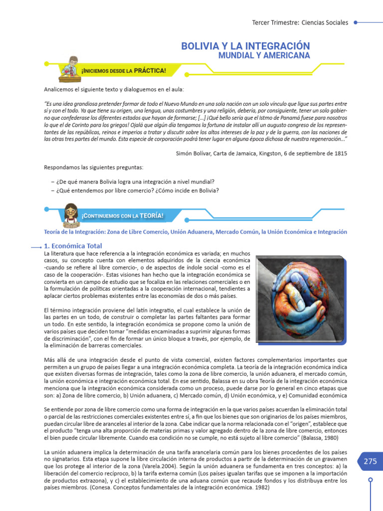 Integración Económica y Bolivia | PDF | America latina | Comunidad andina
