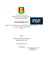 Sijil Penghargaan