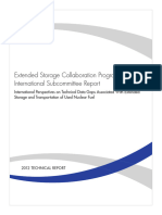 Extended Storage Collaboration Program International Subcommittee Report