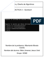 Practica3 Quicksort