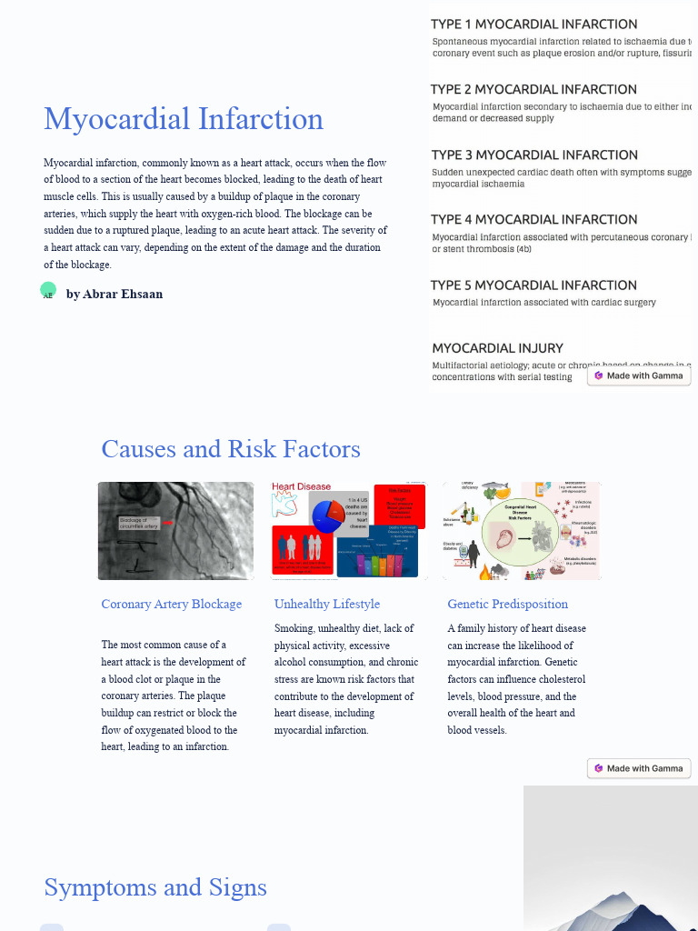 Myocardial Infarction | Download Free PDF | Myocardial Infarction | Heart