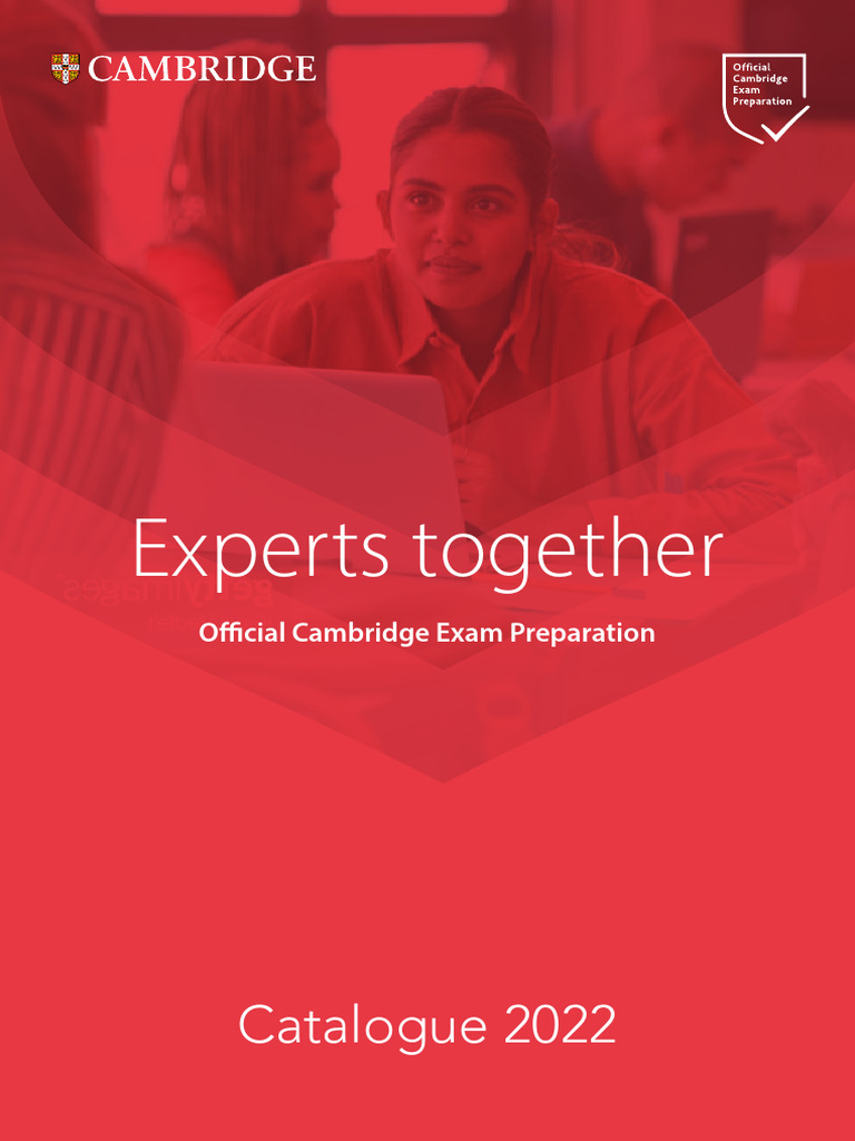 Official Cambridge Exam Preparation 2022 Catalogue PDF Learning
