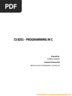 Unit 1-5 CS8251 Programming in C Notes Alpha (Annauniversityedu - Blogspot.com) - 11