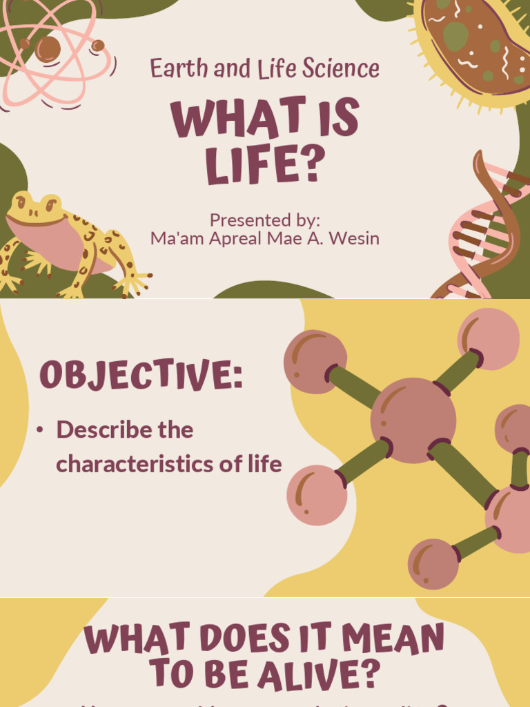 Characteristics Of Life Pdf