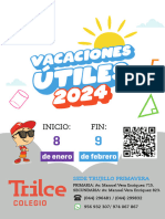 Volante Vacaciones Útiles 2024 - Trujillo Primavera