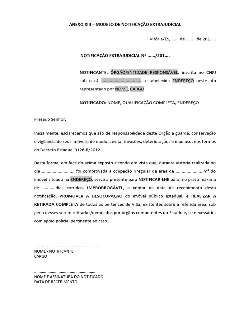 Recebi Uma Notificação Extrajudicial, O Que Fazer? – OZVKA
