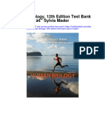 Instant download Human Biology 12th Edition Test Bank Sylvia Mader pdf scribd