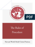 WorldMUN Rules of Procedure 2020