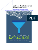Instant Download An Introduction To Data Science 1st Edition Ebook PDF PDF FREE