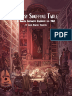 The Fantasy Shopping Table