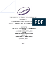 RESUMEN DE LA XI JORNADA DE INVESTIGACIÓN DE INGENIERÍA CIVIL- LIMAY MILLA SEBASTIAN