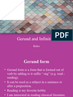 Gerund OR Infinitive Cases