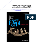 Instant Download An Introduction To The Archaeology of Ancient Egypt 2nd Edition Ebook PDF PDF FREE