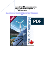 Instant Download Solution Manual For Macroeconomics 6th Canadian Edition Stephen D Williamson 2 PDF Scribd
