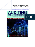 Instant Download Solution Manual For Auditing and Assurance Services 17th by Arens PDF Scribd