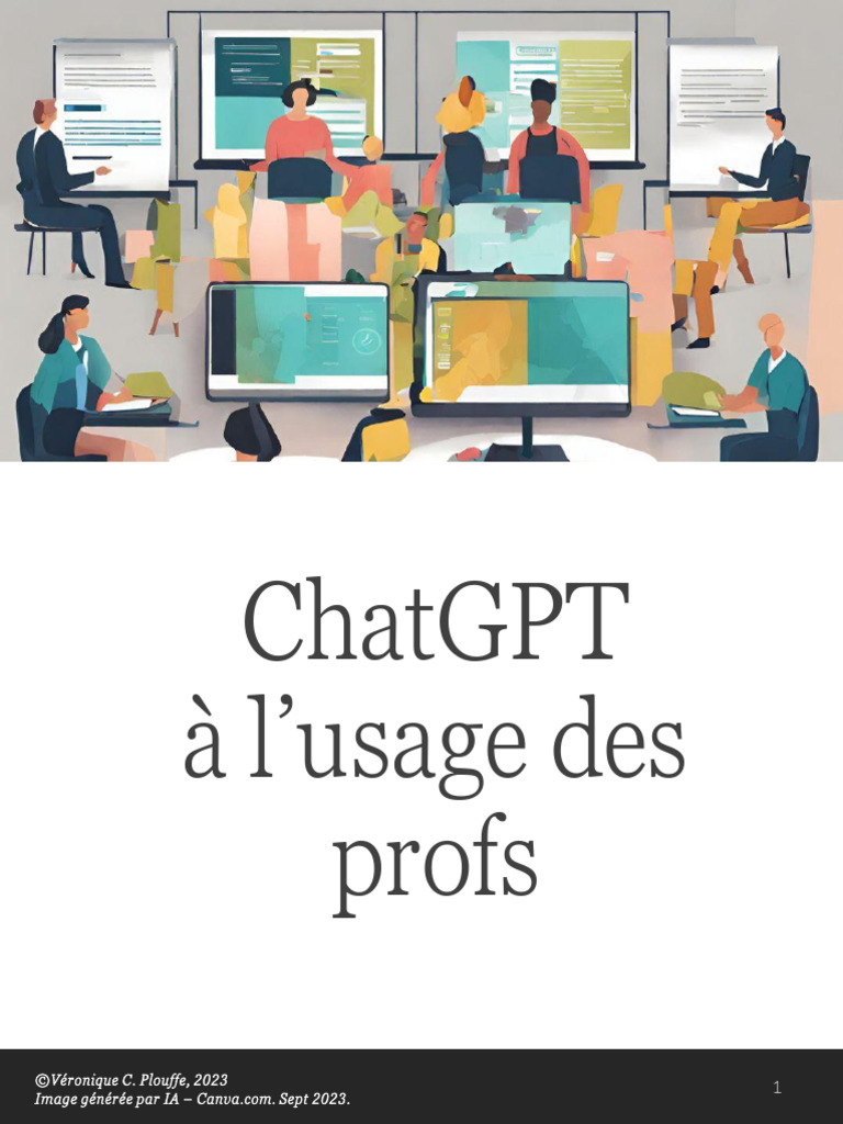 Usages de ChatGPT pour les profs | PDF | Ordinateurs
