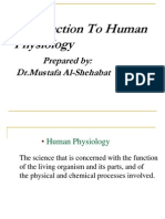 Introduction - To - Physiology Slides of Doctor Mustafa Shehabat