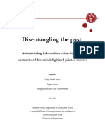 Disentangling The Past: Automatizing Information Extraction From Unstructured Historical Digitized Printed Sources