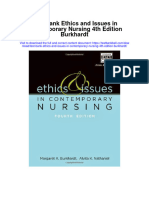 Instant Download Test Bank Ethics and Issues in Contemporary Nursing 4th Edition Burkhardt PDF Scribd