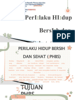 Perilaku Hidup Bersih Dan Sehat (PHBS)