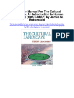 Instant Download Instructor Manual For The Cultural Landscape An Introduction To Human Geography 10th Edition by James M Rubenstein PDF Scribd