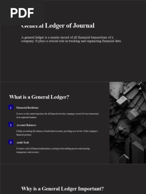 General Ledger of Journal