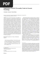 Implications of DSM-5 Personality Traits For Forensic (Hopwood y Sellbom, 2013)