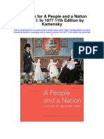 Instant Download Test Bank For A People and A Nation Volume I To 1877 11th Edition by Kamensky PDF Scribd