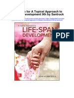 Instant Download Test Bank For A Topical Approach To Lifespan Development 9th by Santrock PDF Scribd